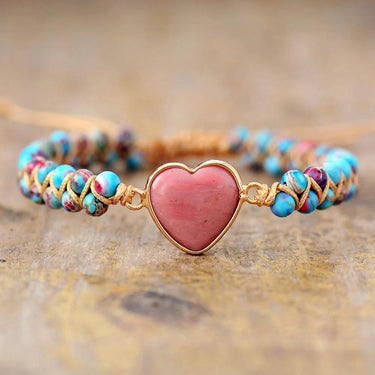 Attractive Heart Jasper Bracelet-Your Soul Place